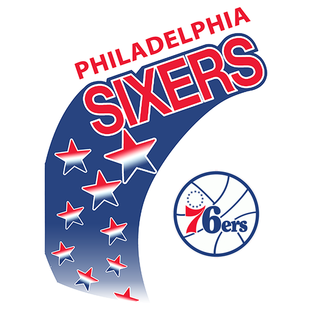 Philadelphia Sixers v2 iron on transfers